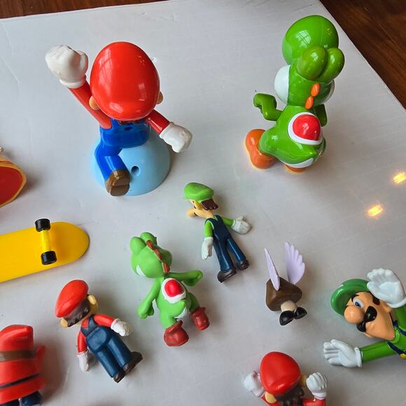 Super Mario 22 Pc Mini Figure Cake Topper Set Gamer Kids Party Action Figures - Picture 14 of 16